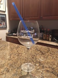 Beth's favorite wine glass